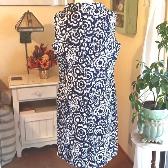 NWT Talbots Stretch Woodcut Twill Dress Career - Picture 5 of 11